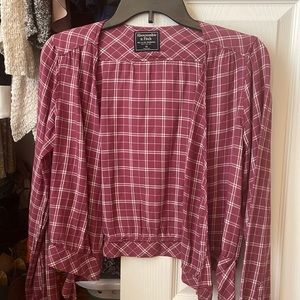 Abercrombie and Fitch plaid top